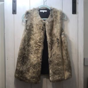 ZARA Fur Vest